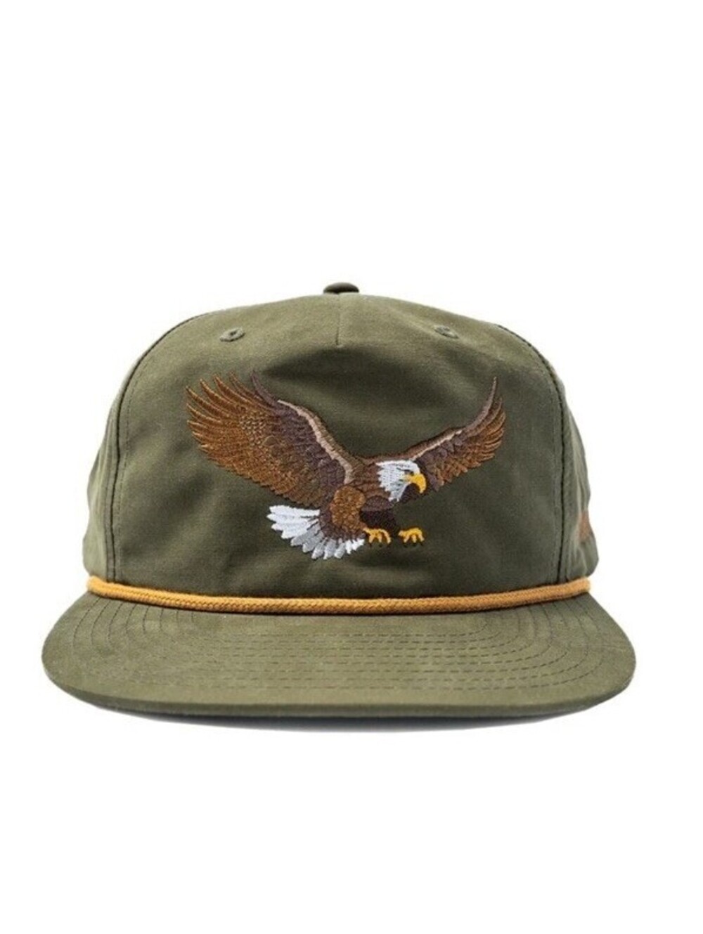 Nine Line Men's Bald Eagle UMPQUA Work Snapback Hat - Olive - One Size Fits Most